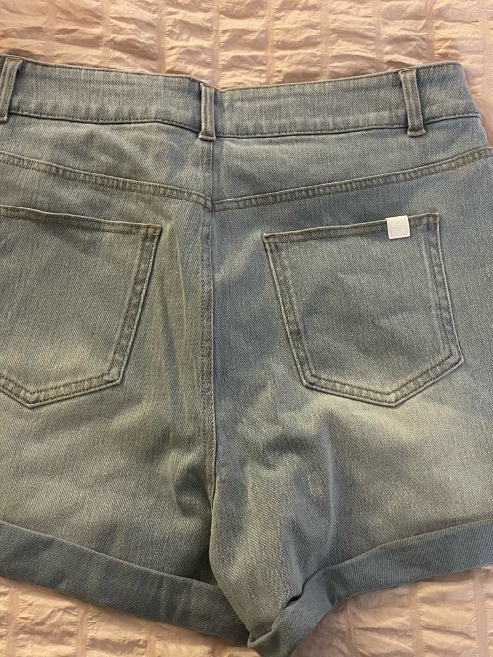 Halara NWT High-Rise Light Blue Denim Shorts